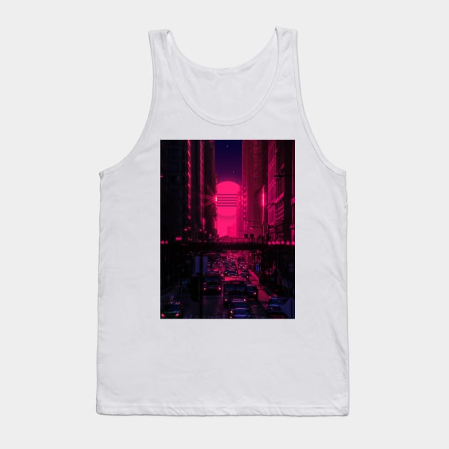 Sunset Drive 2 Tank Top by funglazie